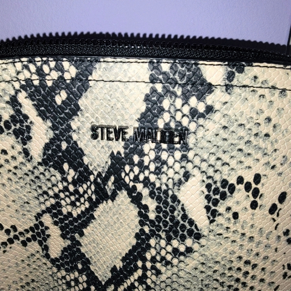 Steve Madden snakeskin purse